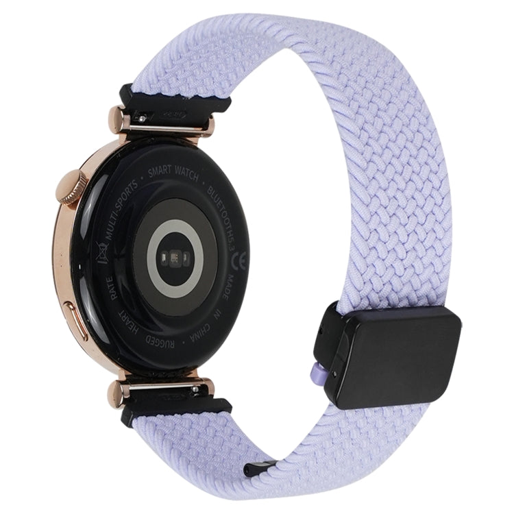 For Garmin Forerunner 265 22mm Magnetic Buckle Braided Watch Band