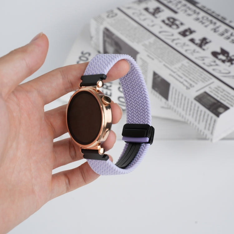 For Ticwatch Pro 3 22mm Magnetic Buckle Braided Watch Band