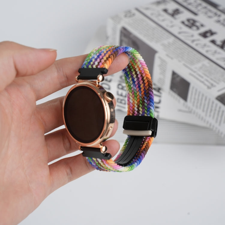 For Ticwatch Pro 22mm Magnetic Buckle Braided Watch Band