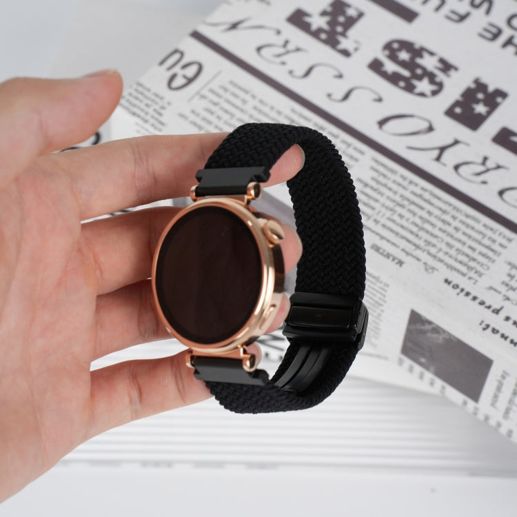 For Ticwatch Pro 22mm Magnetic Buckle Braided Watch Band