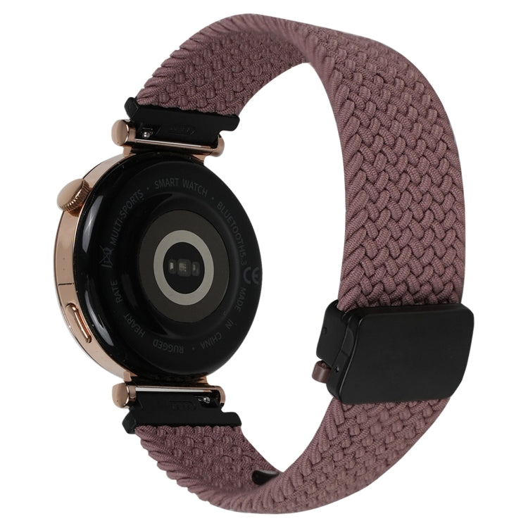For Ticwatch Pro 22mm Magnetic Buckle Braided Watch Band