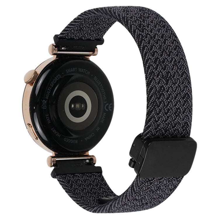 For Ticwatch E2 22mm Magnetic Buckle Braided Watch Band