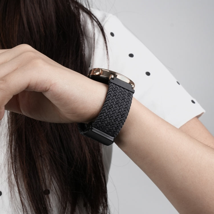 For Ticwatch E2 22mm Magnetic Buckle Braided Watch Band