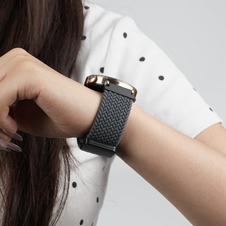 For Ticwatch E2 22mm Magnetic Buckle Braided Watch Band