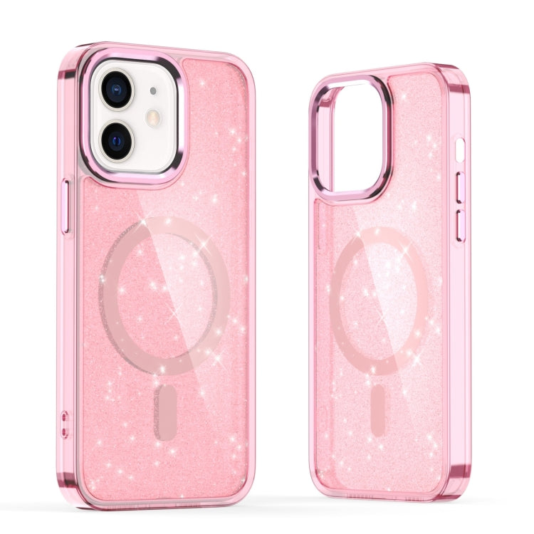 For iPhone 11 Glitter MagSafe Shockproof Phone Case