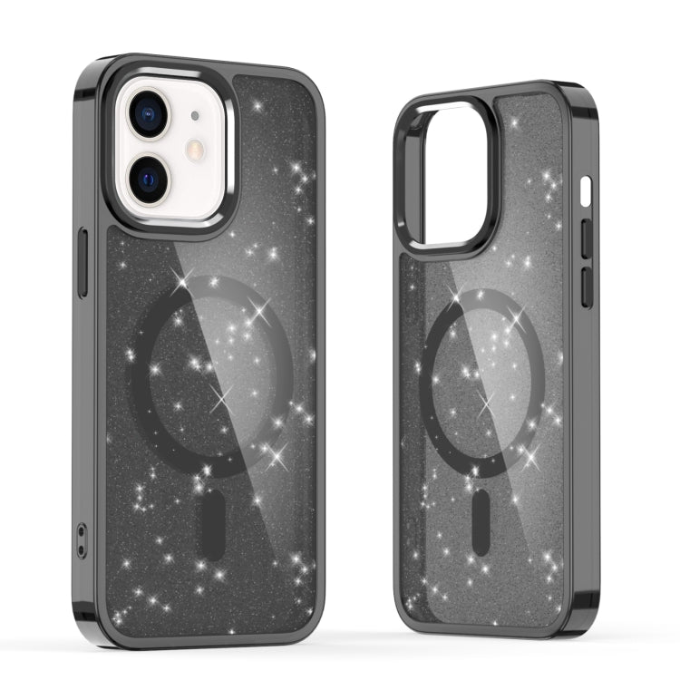 For iPhone 11 Glitter MagSafe Shockproof Phone Case