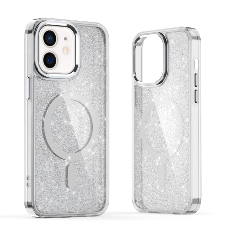 For iPhone 11 Glitter MagSafe Shockproof Phone Case