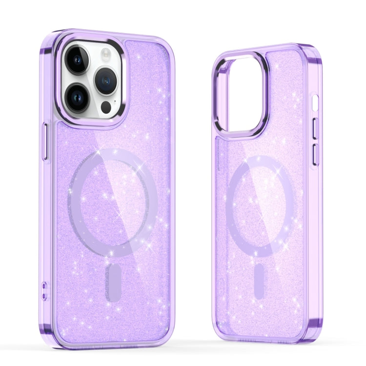 For iPhone 12 Pro Glitter MagSafe Shockproof Phone Case