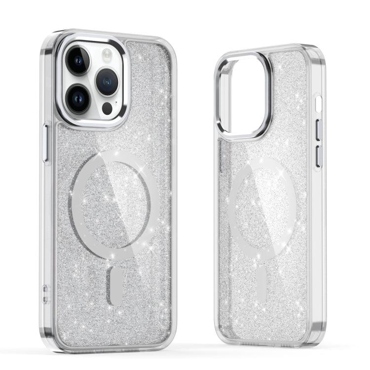 For iPhone 12 Pro Max Glitter MagSafe Shockproof Phone Case