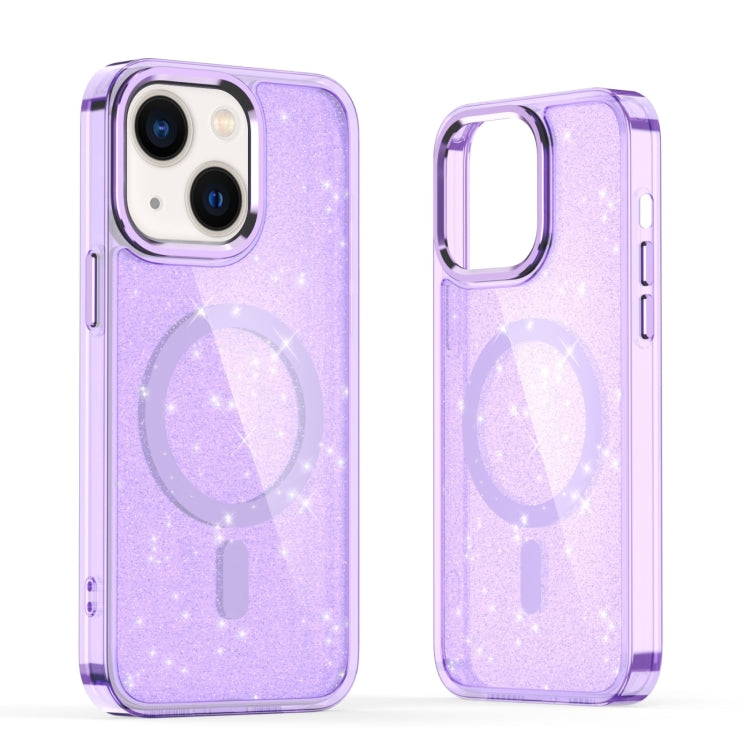 For iPhone 13 Glitter MagSafe Shockproof Phone Case