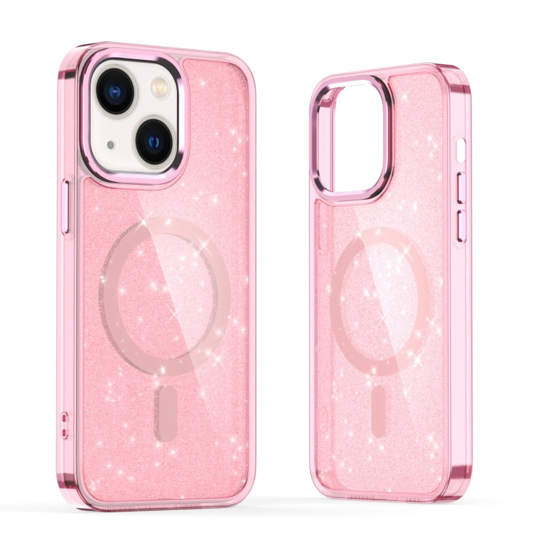 For iPhone 14 Glitter MagSafe Shockproof Phone Case
