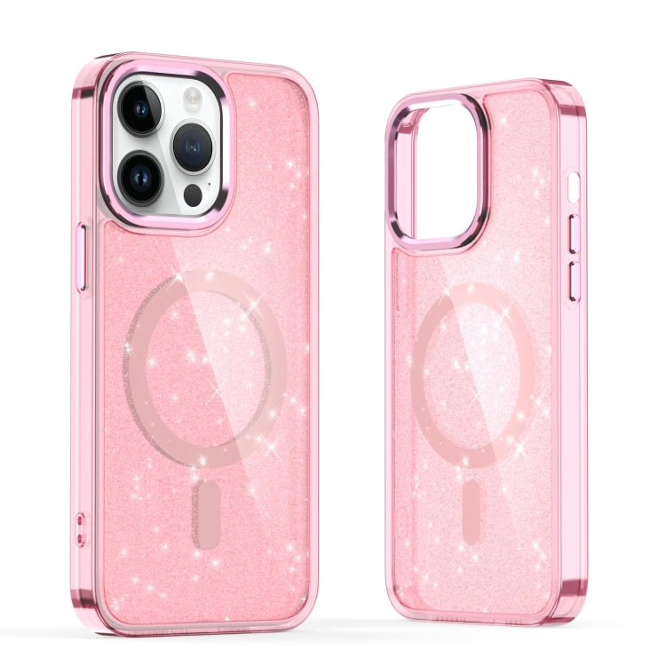 For iPhone 14 Pro Glitter MagSafe Shockproof Phone Case