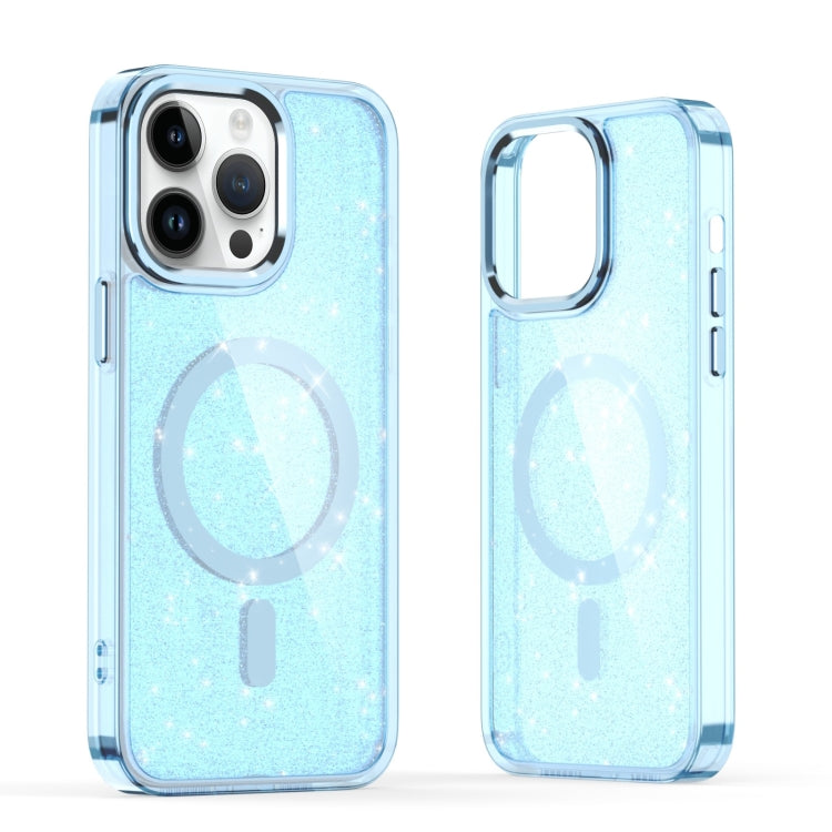 For iPhone 14 Pro Max Glitter MagSafe Shockproof Phone Case