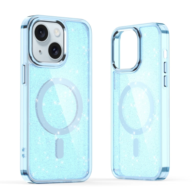 For iPhone 15 Glitter MagSafe Shockproof Phone Case