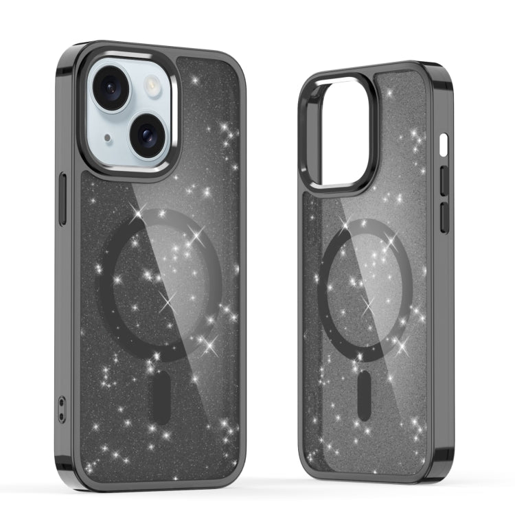 For iPhone 15 Glitter MagSafe Shockproof Phone Case
