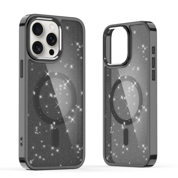 For iPhone 15 Pro Glitter MagSafe Shockproof Phone Case