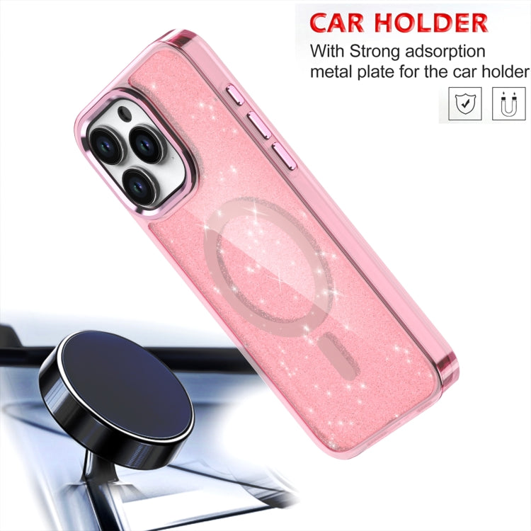 For iPhone 16 Glitter MagSafe Shockproof Phone Case