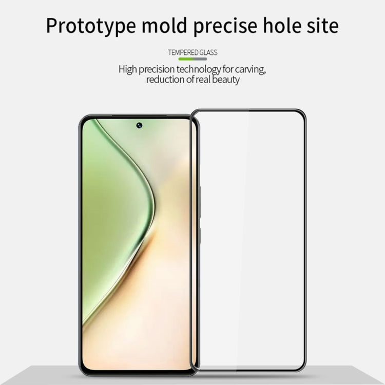 For vivo Y200 PINWUYO 9H 3D Curved Full Screen Explosion-proof Tempered Glass Film - Black