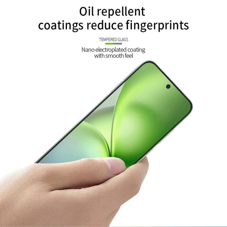 For vivo X200 Pro mini PINWUYO 9H 3D Curved Full Screen Explosion-proof Tempered Glass Film - Black