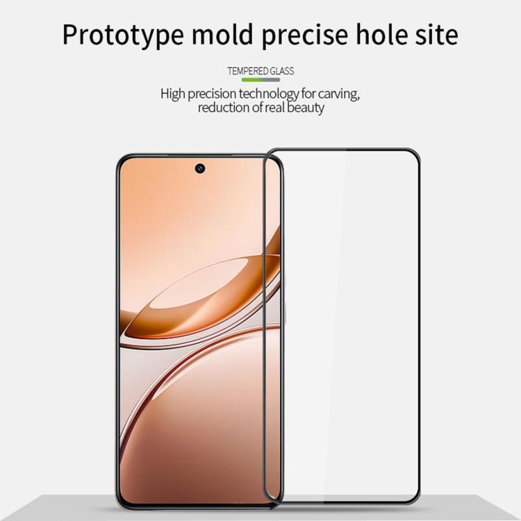 For vivo V50 Lite 4G PINWUYO 9H 3D Curved Full Screen Explosion-proof Tempered Glass Film - Black