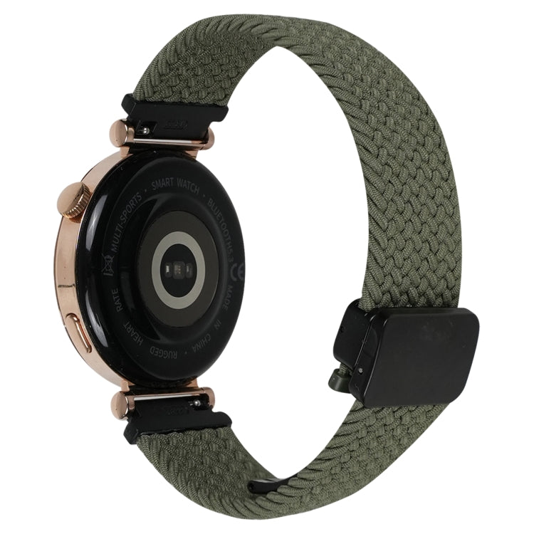 For Samsung Galaxy Watch FE 40mm 20mm Magnetic Buckle Braided Watch Strap