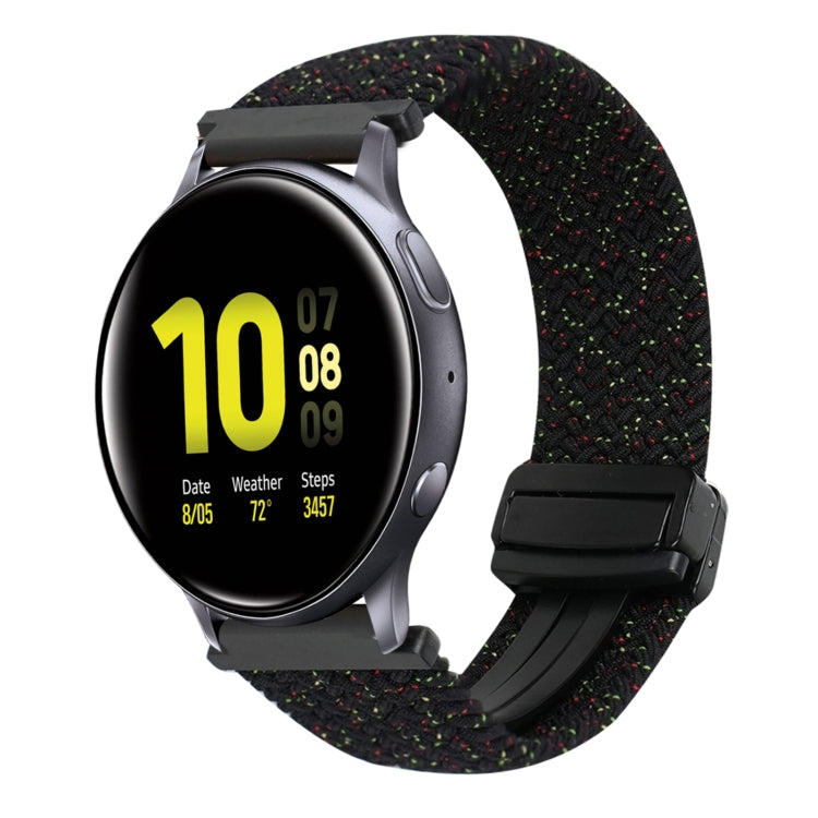For Samsung Galaxy Watch Active 2 20mm Magnetic Buckle Braided Watch Strap