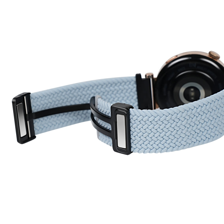 For Samsung Galaxy Watch Active 2 20mm Magnetic Buckle Braided Watch Strap