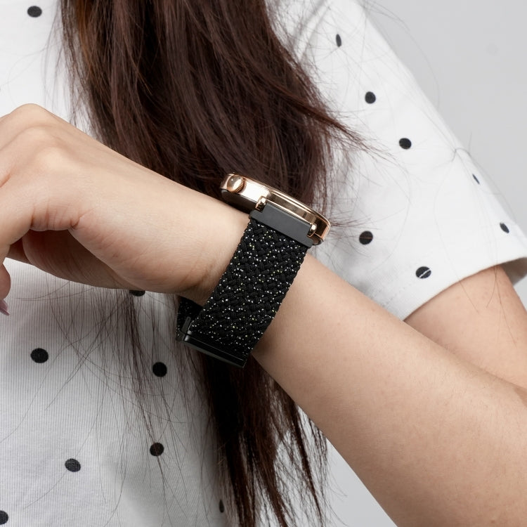 For Samsung Galaxy Watch Active 20mm Magnetic Buckle Braided Watch Strap