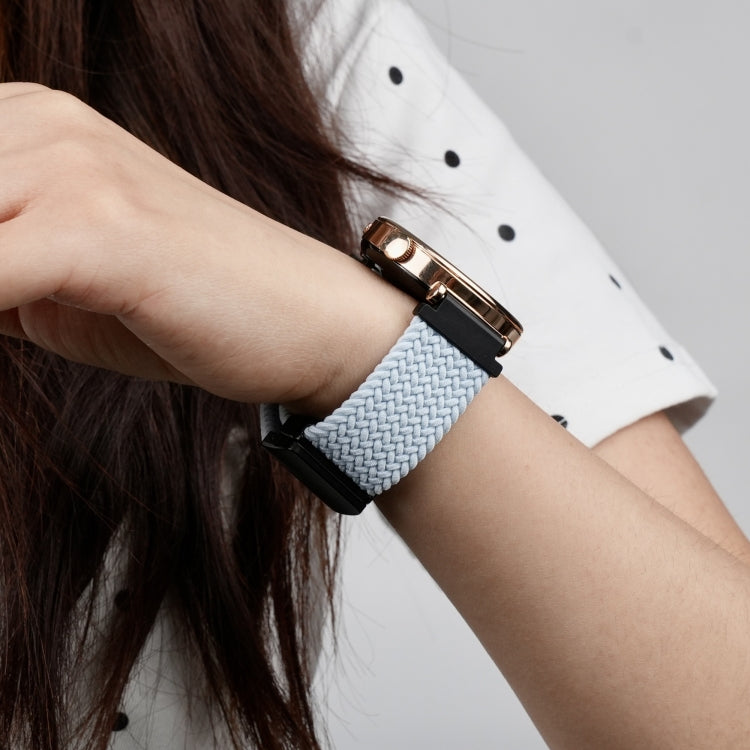 For Samsung Galaxy Watch 7 20mm Magnetic Buckle Braided Watch Strap