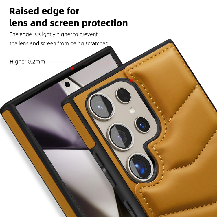 For Samsung Galaxy S22 5G Down Jacket Card Bag Holder MagSafe Phone Case