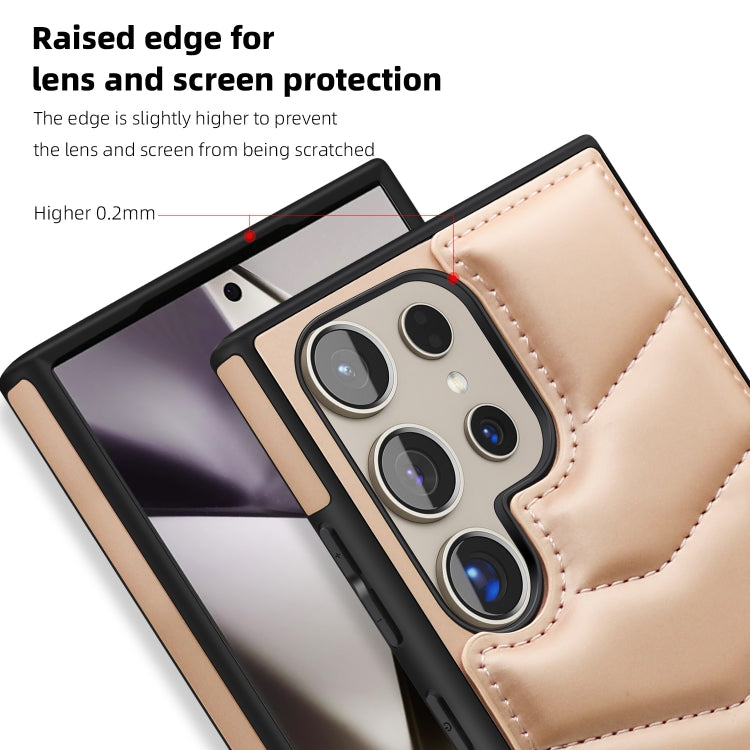 For Samsung Galaxy S22 5G Down Jacket Card Bag Holder MagSafe Phone Case