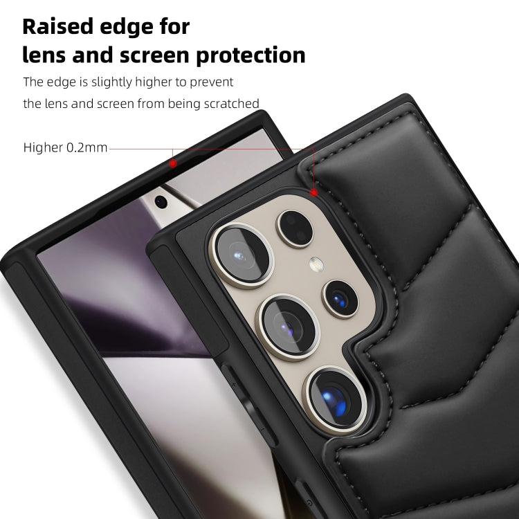 For Samsung Galaxy S23 5G Down Jacket Card Bag Holder MagSafe Phone Case