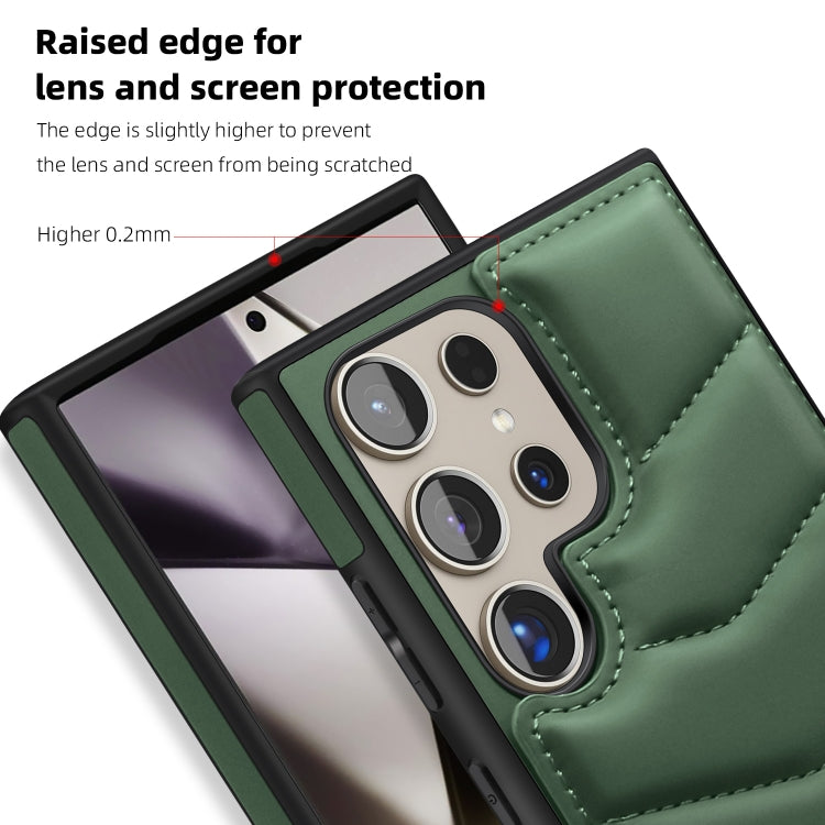 For Samsung Galaxy S23 5G Down Jacket Card Bag Holder MagSafe Phone Case