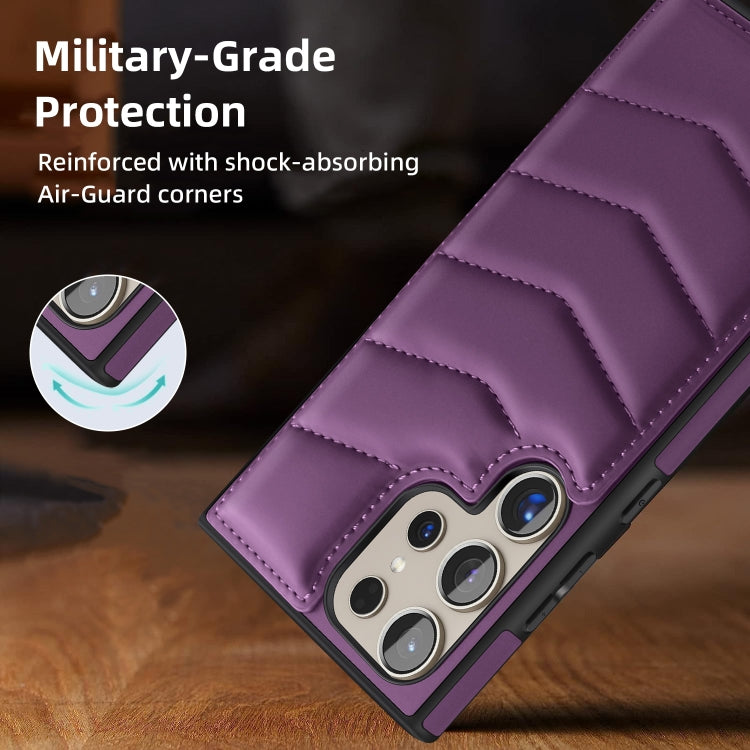 For Samsung Galaxy S23 5G Down Jacket Card Bag Holder MagSafe Phone Case