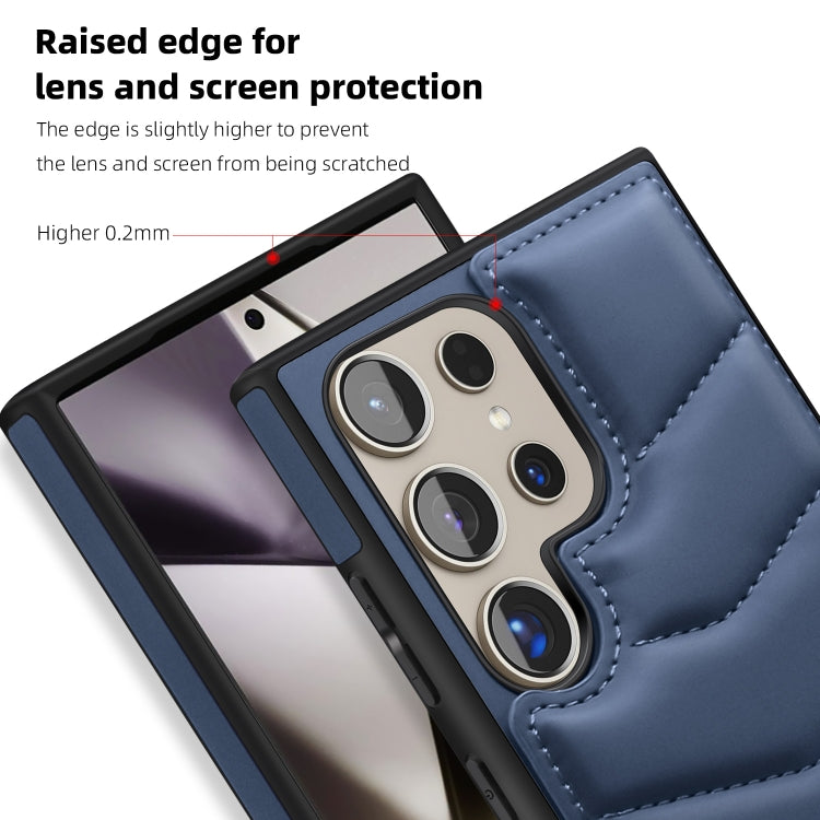 For Samsung Galaxy S24 5G Down Jacket Card Bag Holder MagSafe Phone Case