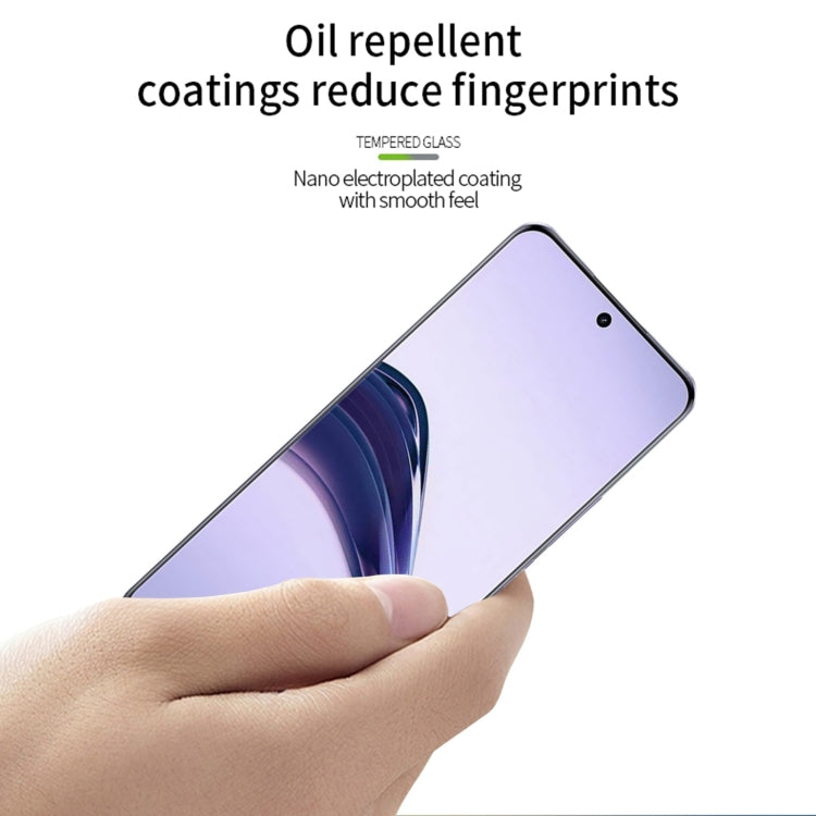 For Realme 13 Pro PINWUYO 9H 3D Hot Bending Tempered Glass Film - Black