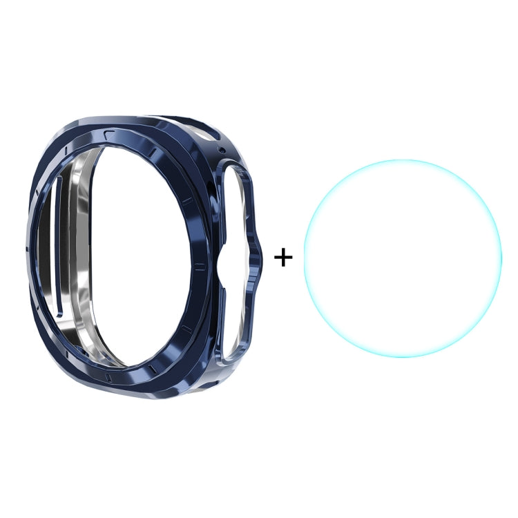 For Samsung Galaxy Watch Ultra 47mm / Ultra 2025 ENKAY Hat-Prince Electroplated Soft TPU Cover + 0.2mm 9H Glass Screen Protector