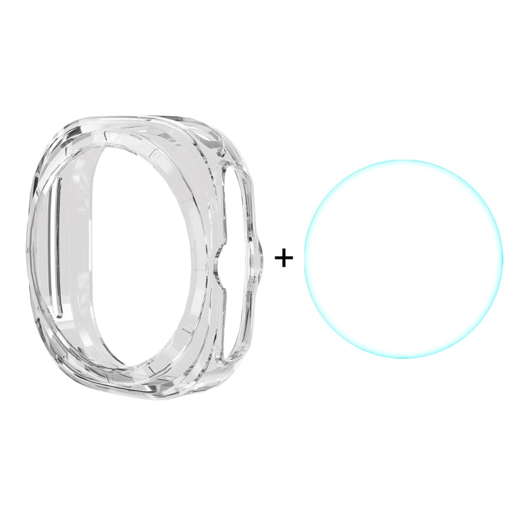 For Samsung Galaxy Watch Ultra 47mm / Ultra 2025 ENKAY Hat-Prince Electroplated Soft TPU Cover + 0.2mm 9H Glass Screen Protector
