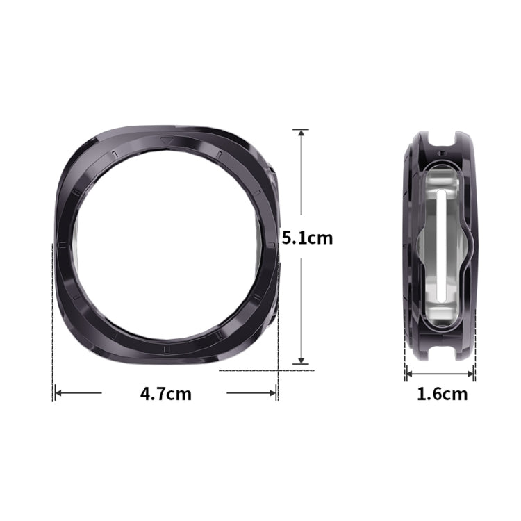 For Samsung Galaxy Watch Ultra 47mm / Ultra 2025 ENKAY Hat-Prince Electroplated Soft TPU Cover + 0.2mm 9H Glass Screen Protector
