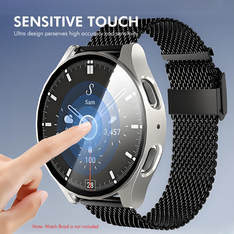 For Samsung Galaxy Watch7 44mm ENKAY Hat-Prince Full Coverage PC + Tempered Glass Film Integrated Watch Case