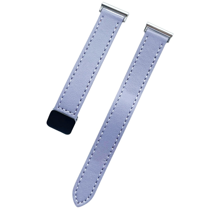 For Xiaomi Watch S1 22mm Slim Magnetic Buckle Microfiber Leather Watch Band