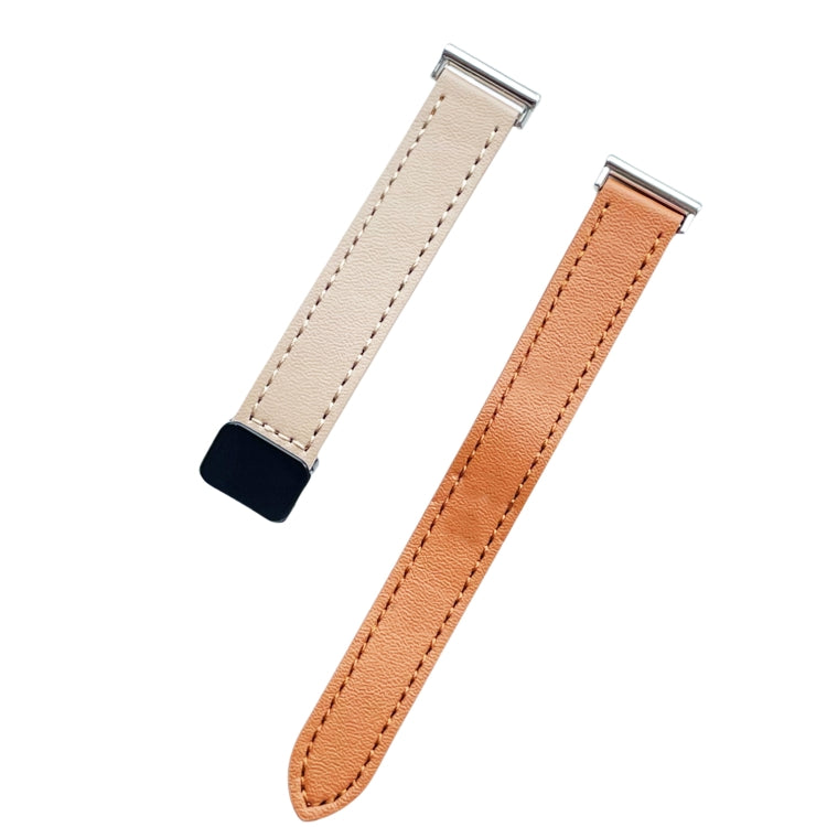 For Amazfit Watch GTR 3 Pro Small Waist 22mm Magnetic Microfiber Leather Watch Band