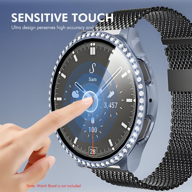 For Samsung Galaxy Watch7 40mm ENKAY Hat-Prince Blink Full Coverage PC + Tempered Glass Film Integrated Watch Case