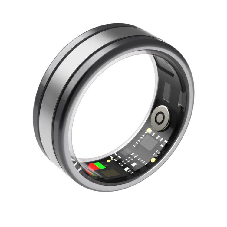 R18 SIZE 8 Smart Ring, Support Heart Rate / Blood Oxygen / Sleep / Multiple Sports Modes