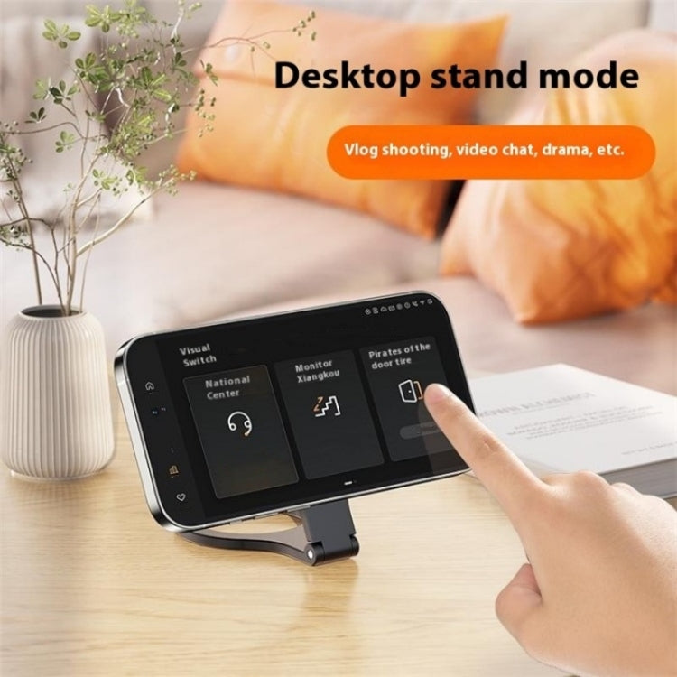 D59 Aluminum Alloy Finger Ring Grip MagSafe Dual Magnetic Phone Back Dual Ring Holder