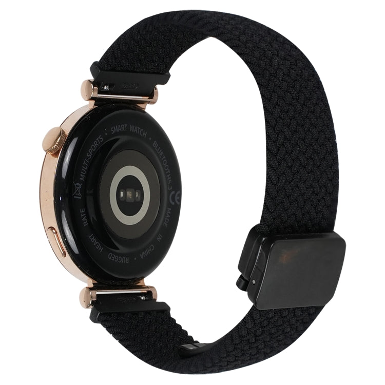 For Huawei Watch GT 4 41mm 18mm Magnetic Buckle Braided Watch Band