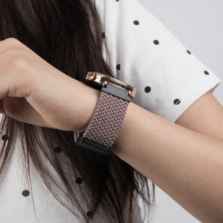 For Amazfit Pop Magnetic Buckle 20mm Braided Watch Band