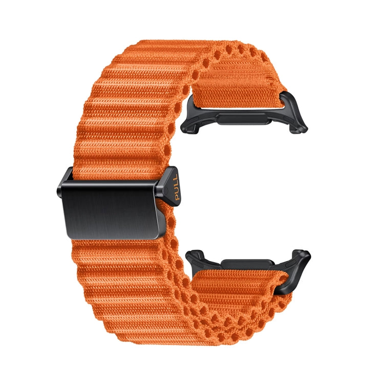 For Apple Watch Series 8 45mm Off Road Magnetic Buckle Braided Nylon Watch Band