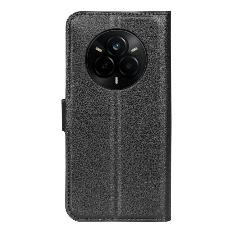 For Realme 14 Pro+ Litchi Texture Horizontal Flip Leather Phone Case with Holder