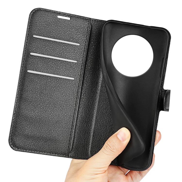 For Realme 14 Pro+ Litchi Texture Horizontal Flip Leather Phone Case with Holder